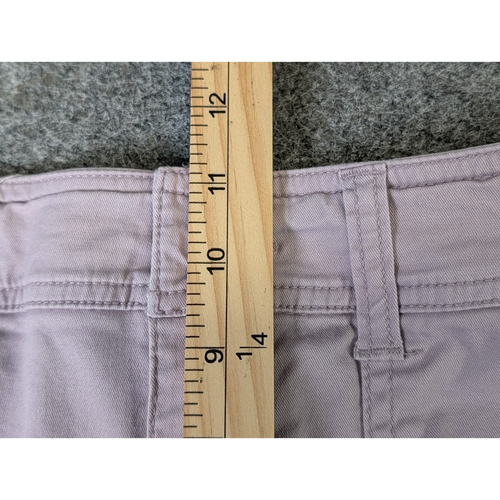 GAP Girlfriend Khakis Lavender Chinos Women's 6 Wide Leg Crop Pants EUC - Picture 6 of 11